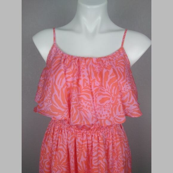 Lilly Pulitzer for Target 'Giraffing Me Crazy Flounce' Flounce Dress Size Small - Picture 9 of 16